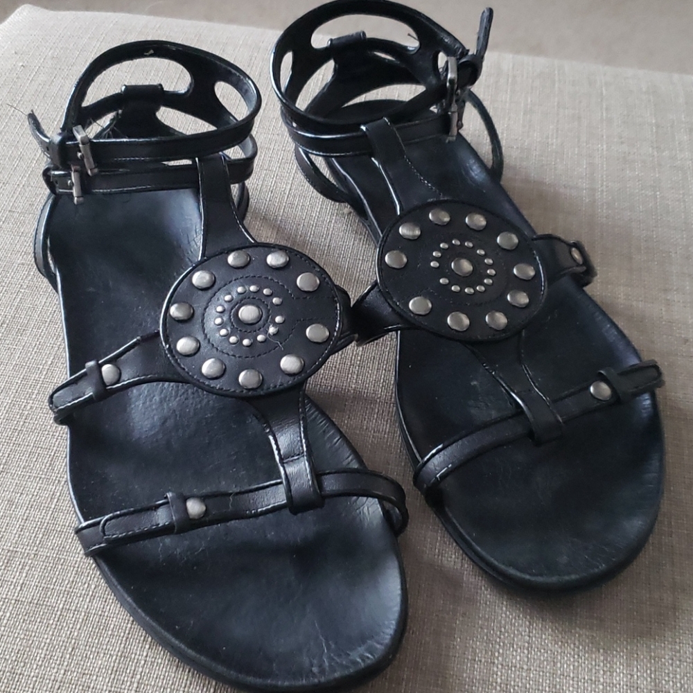 Strappy Coach sandals